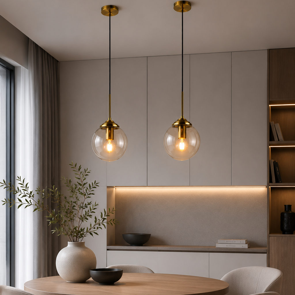 Modern Pendellampa i Glas – 1 Lampa