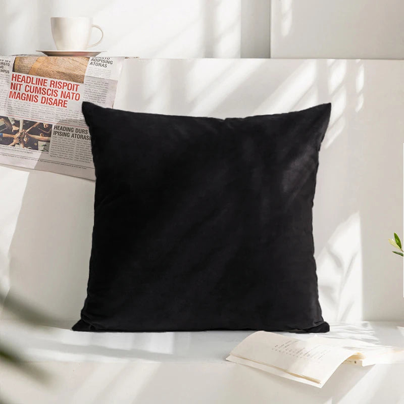 Cushion Cover Velvet Decorative Pillowcase for Sofa Living Room Car Housse De Coussin 45*45 Decorative Pillow Cover