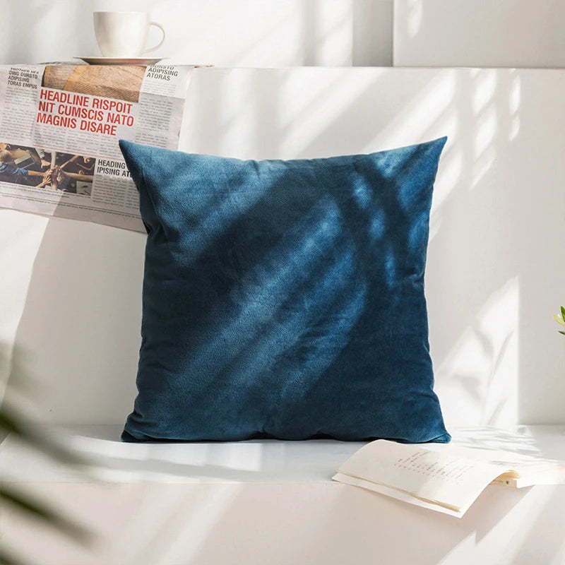 Cushion Cover Velvet Decorative Pillowcase for Sofa Living Room Car Housse De Coussin 45*45 Decorative Pillow Cover