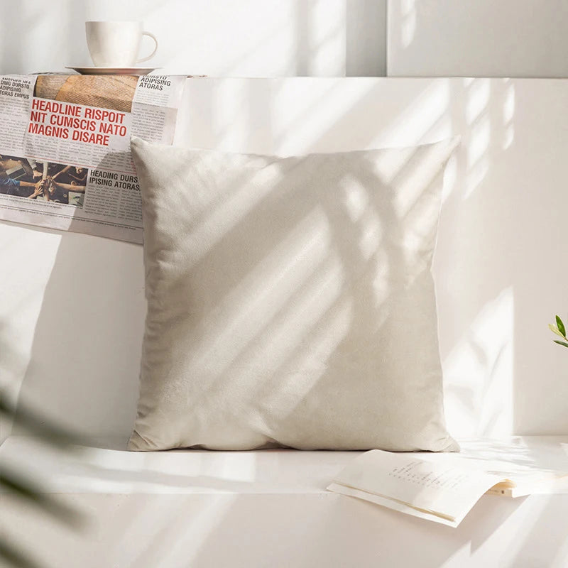 Cushion Cover Velvet Decorative Pillowcase for Sofa Living Room Car Housse De Coussin 45*45 Decorative Pillow Cover