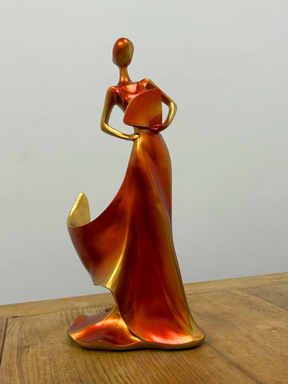 Women Skirt Wine Rack Crafts Statue, Luxurious Sculpture, Creative Figure Character Ornaments, Home Decor, Simple and Modern