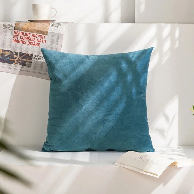 Cushion Cover Velvet Decorative Pillowcase for Sofa Living Room Car Housse De Coussin 45*45 Decorative Pillow Cover