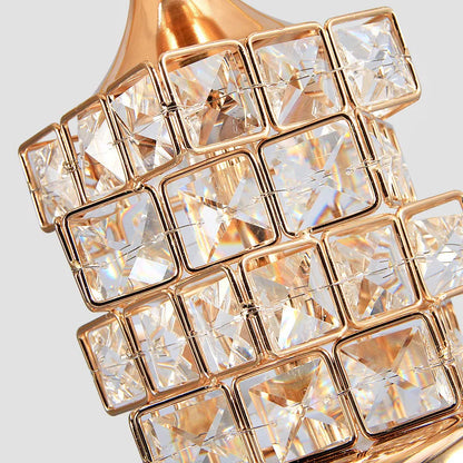 Crystal Table Lamp Diamond Table Lamp Decoration Desk Lamps Classic Bedroom Bedside Bar Rubik'S Cube European Style Luxury