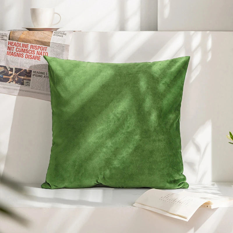 Cushion Cover Velvet Decorative Pillowcase for Sofa Living Room Car Housse De Coussin 45*45 Decorative Pillow Cover